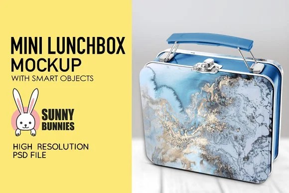 All the visible sides of . Lunch Box Mockup 23 Free Creative Lunch Box Psd Vector