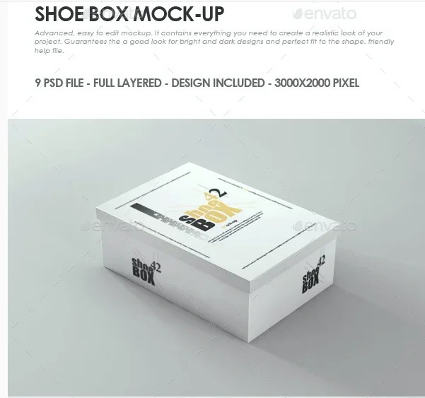 Premium and free mockups for photoshop. 22 Best Free Shoe Box Mockup Packaging Trending Psd