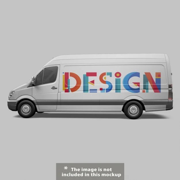 A brandable van mockup psd template available for free download, it comes included with a smart object feature, you can generate your mockup in different angles . 41 Best Free Van Mockup Psd Ai Template For Delivery Car
