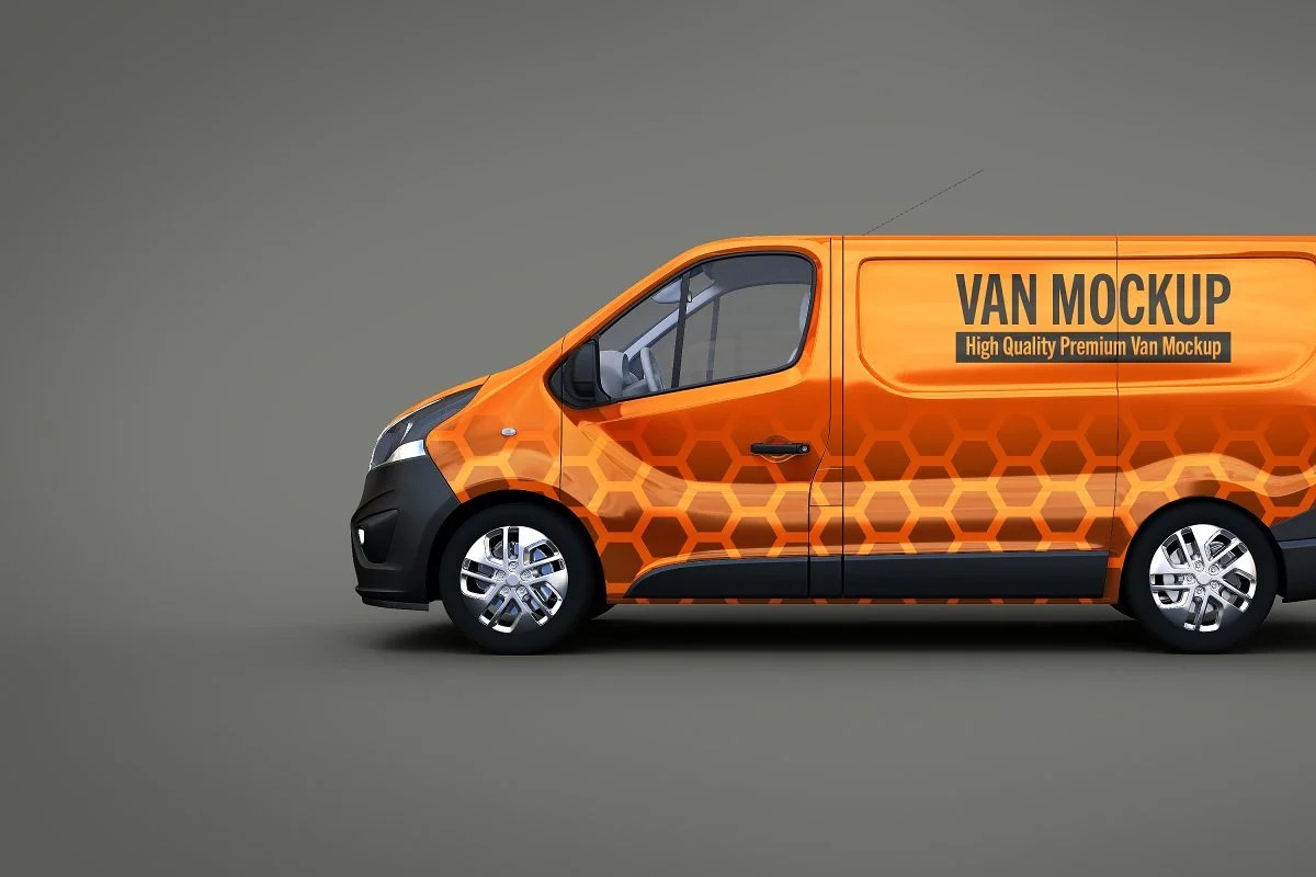 Mr.mockup helps creative professionals to showcase their work in the best way possible. 41 Best Free Van Mockup Psd Ai Template For Delivery Car