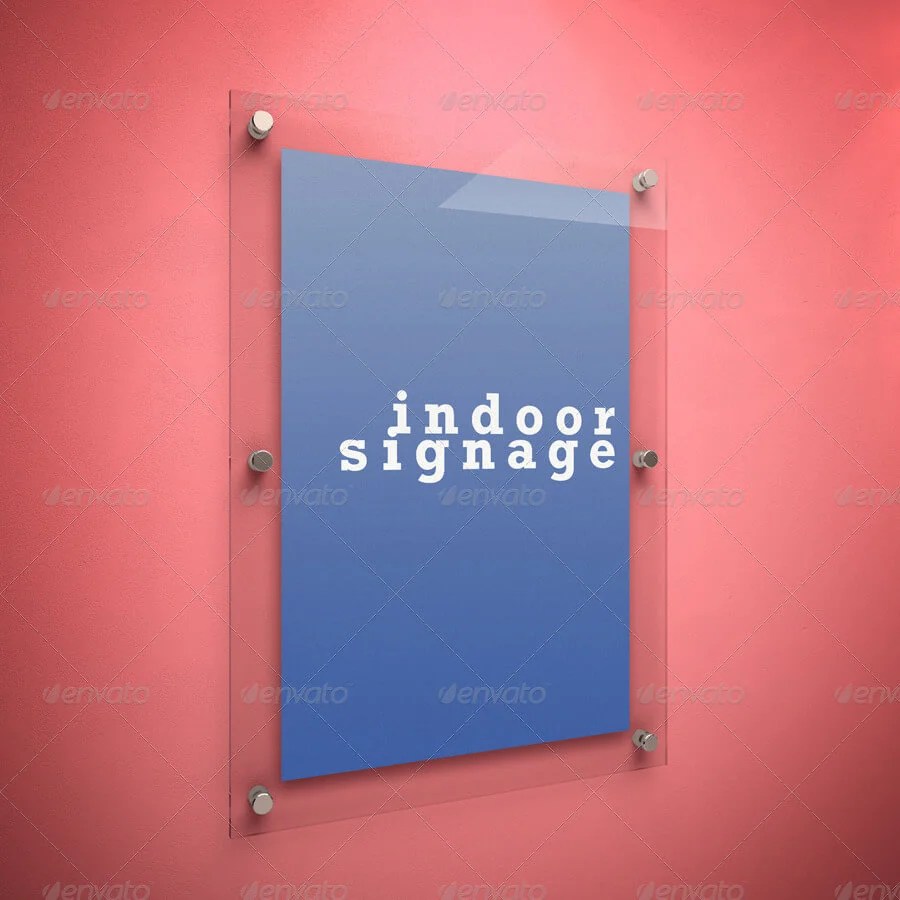 Smart object and all, as usually. 15 Creative Indoor Signage Mockup Psd Templates Mockup Den