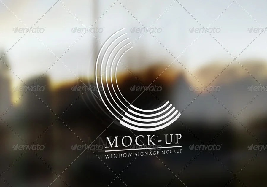 Apr 14, 2018 · shine black 3d logo mockup. 20 Stunning Window Signage Mockup Psd Templates