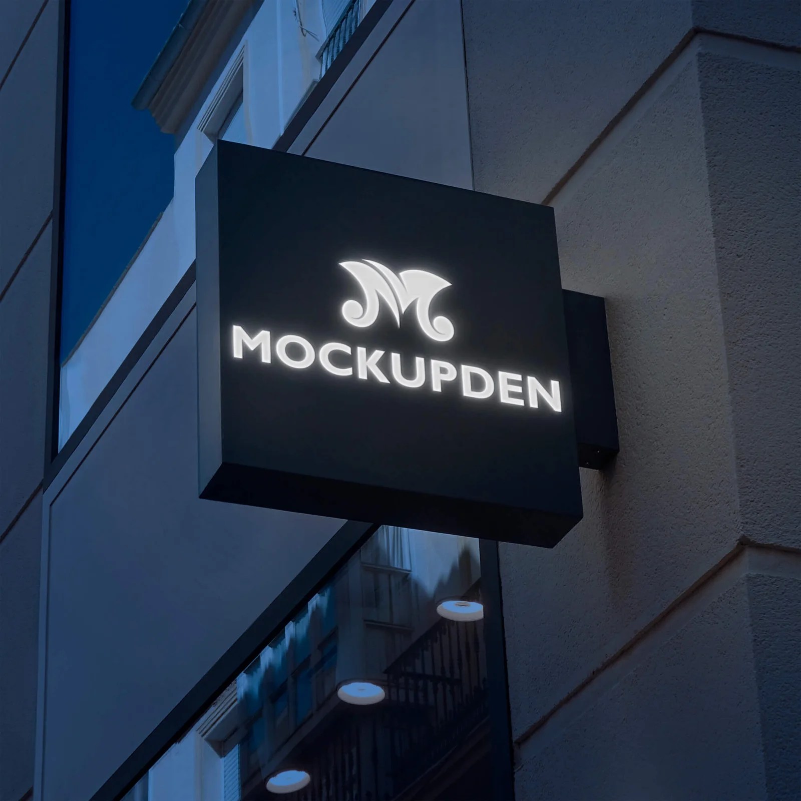 You can use it as a part of car outlining. Free Sign Logo Mockup Psd Template Mockup Den