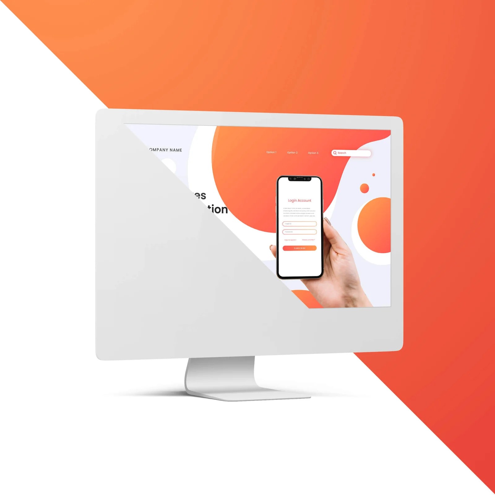 Magazines & books, iphone, ipad, macbook, imac, packaging, signs, vehicles, apparel, food and beverages, cosmetics and more! Free Desktop Screen Mockup Psd Template Mockup Den