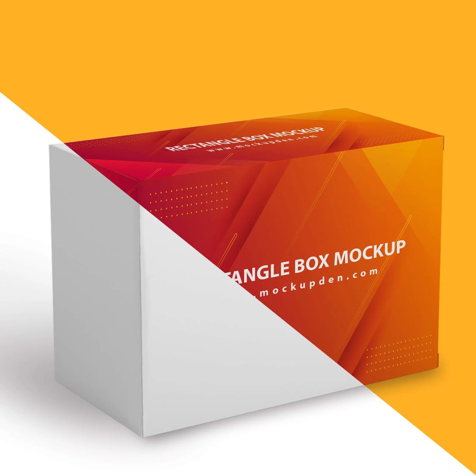 Free cardboard package box mockup psd, 6. Free Rectangle Box Mockup Psd Template Mockup Den