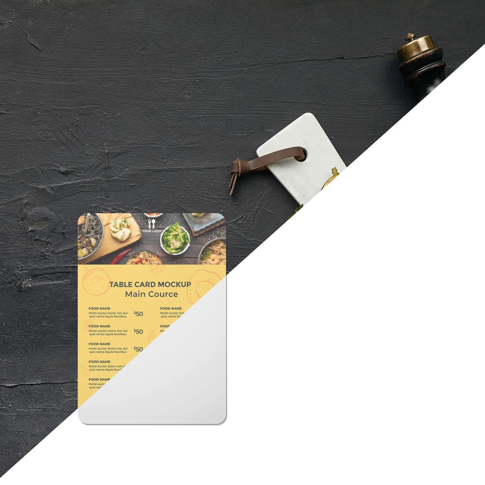 9000+ vectors, stock photos & psd files. Free Table Card Mockup Psd