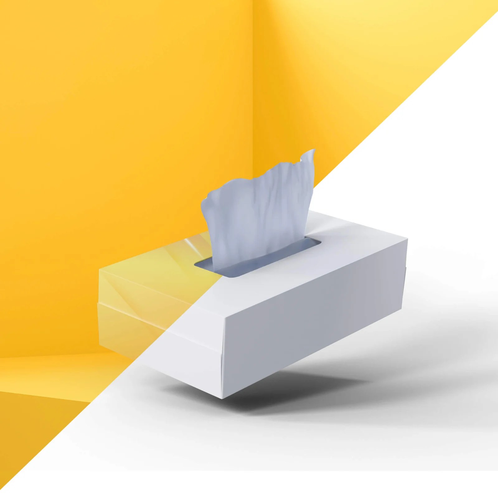 Ai and eps pattern download. Free Box With Tissue Paper Mockup