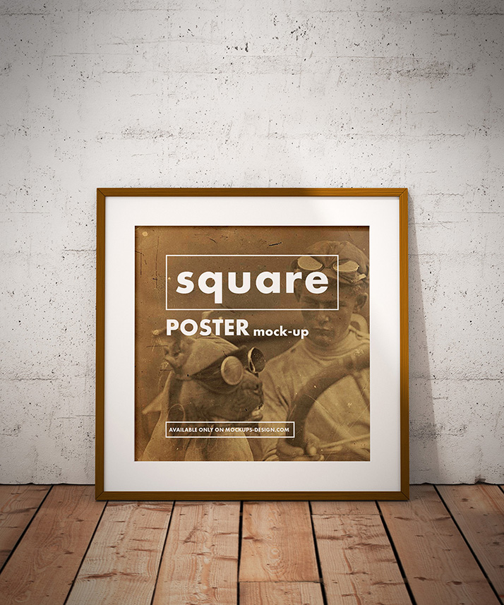 If you want your design to stand out, you should pick the fonts that are easy to read and visible at a distance. Free Square Poster Mockup Mockups Design
