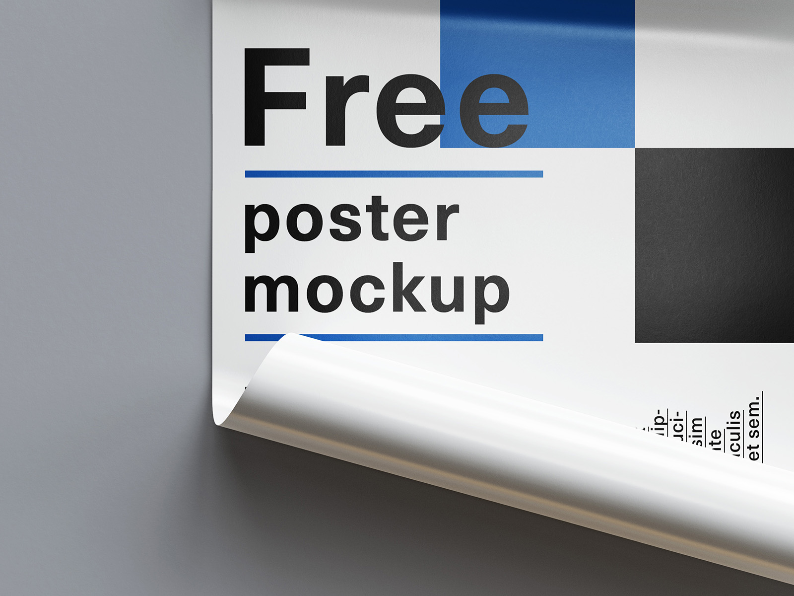 Files need to be formatted a certain way before they’re ready. Free Rolled Poster Mockup Mockups Design