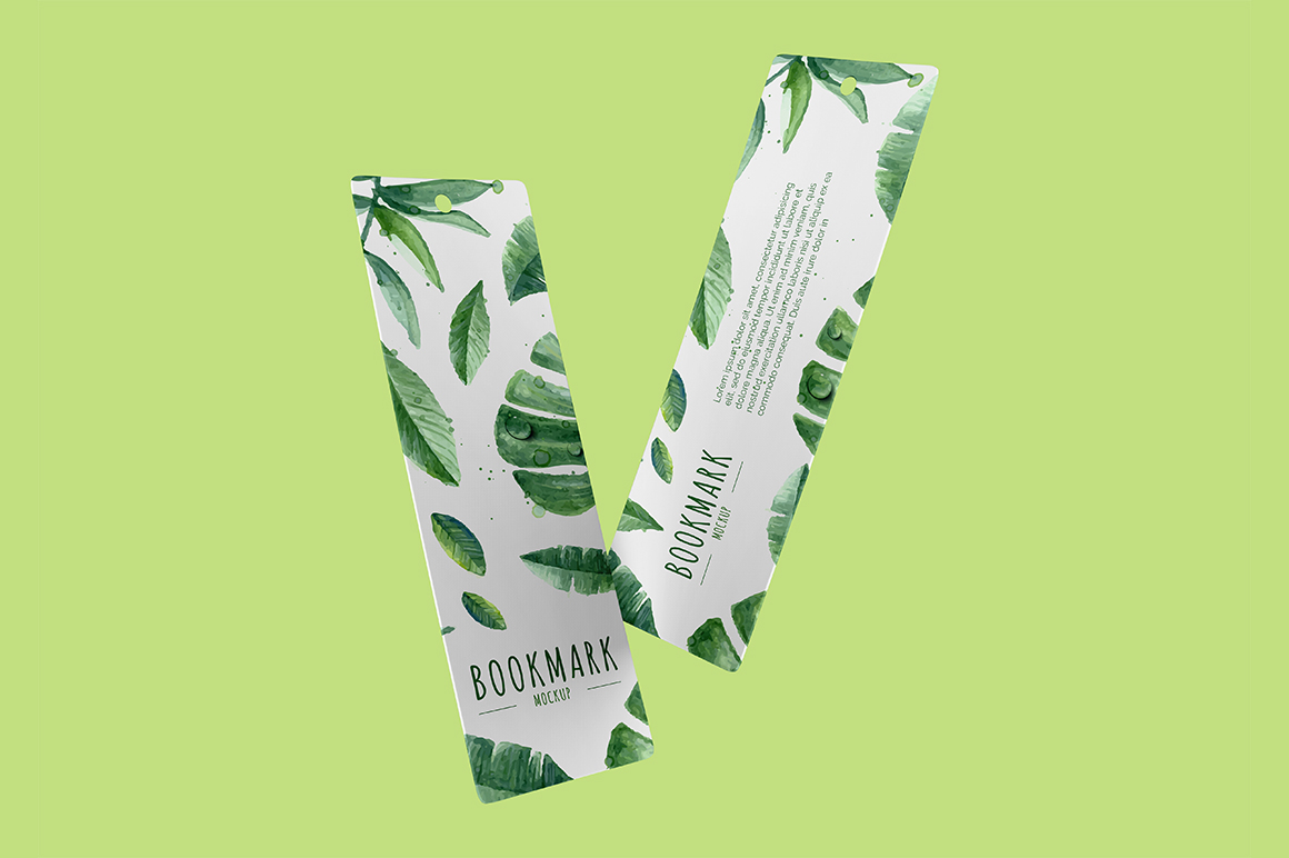 Making your own bookmarks is a great way to encourage your children to get creative and to promote a love of books and reading. Bookmark Mockup Mockupslib