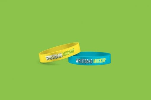 3 wristband mockups which enables you to focus on the colors and the identity projects you're presenting for the outside and inside designs. Silicone Wristband Mockup Mockupslib