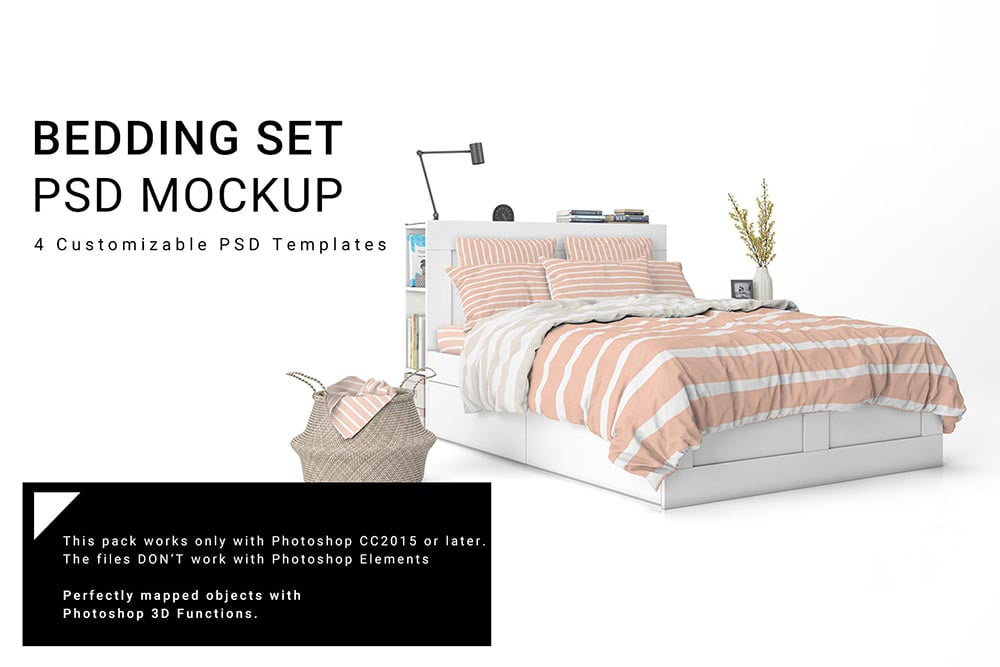 In 1980, engineer and physicist chuck hull invented the first prototypes of 3d printing. 30 Luxury Bedding Mockup Psd Templates Mockuptree