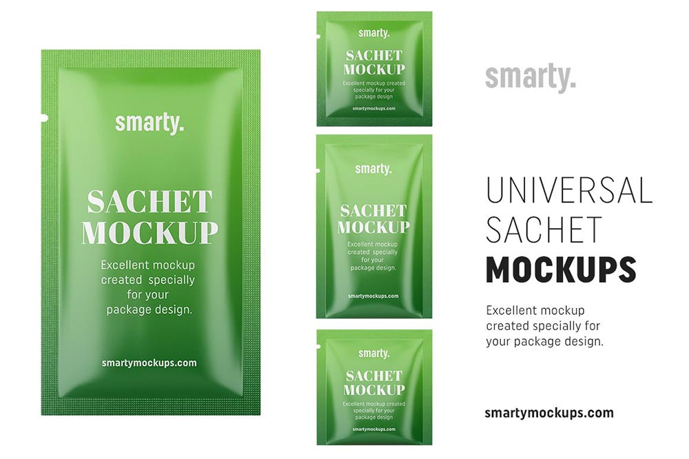 15+ Cool Sachet Mockup PSD Templates Mockuptree