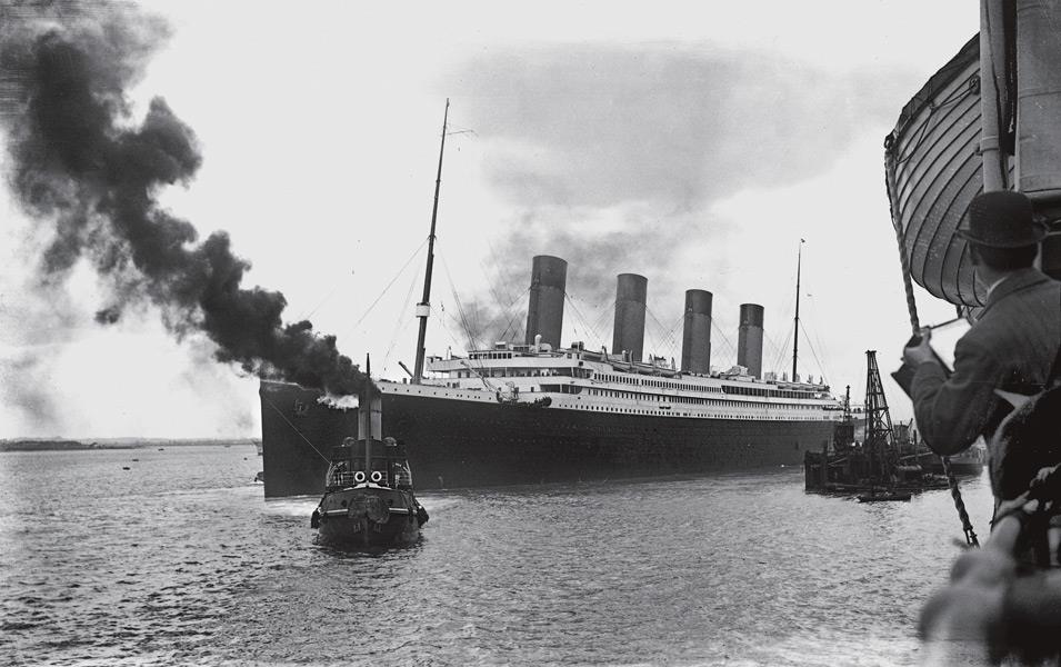 important shipwrecks-launch of titanic