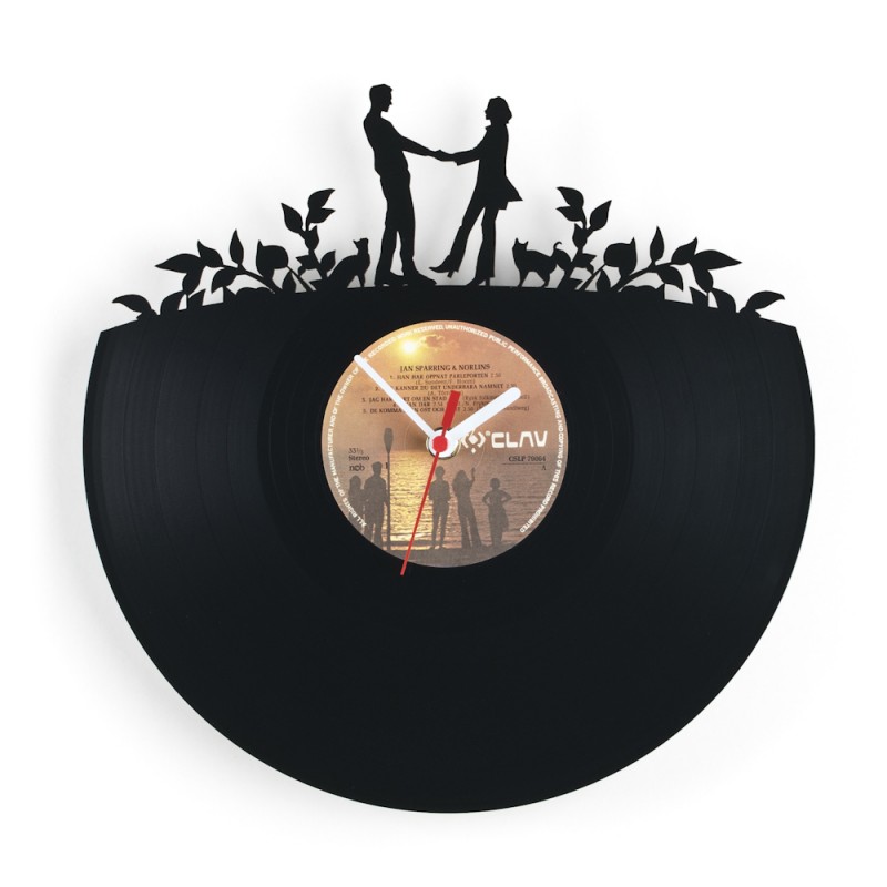 Creative clock art couple