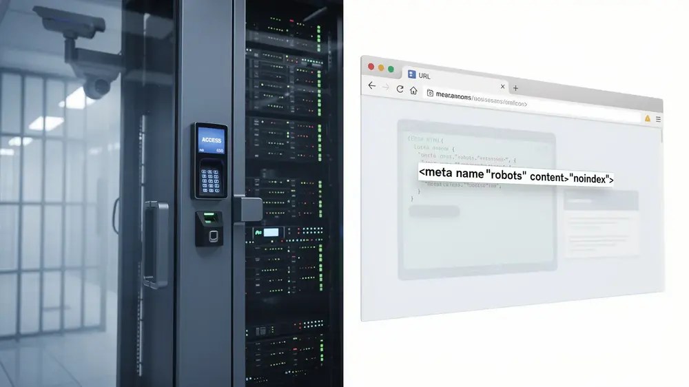 Private Content Needs Access Control, Not an SEO Directive