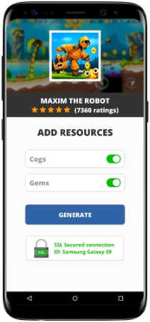 Maxim the robot MOD APK Unlimited Cogs Gems