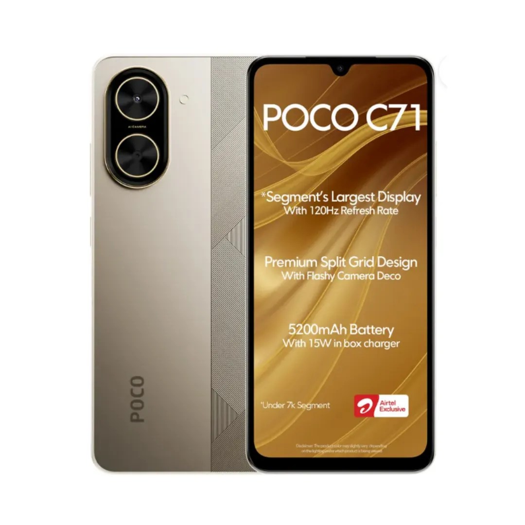 POCO C71 AIRTEL SIM LOCK- MODCOM GREEN PVT LTD