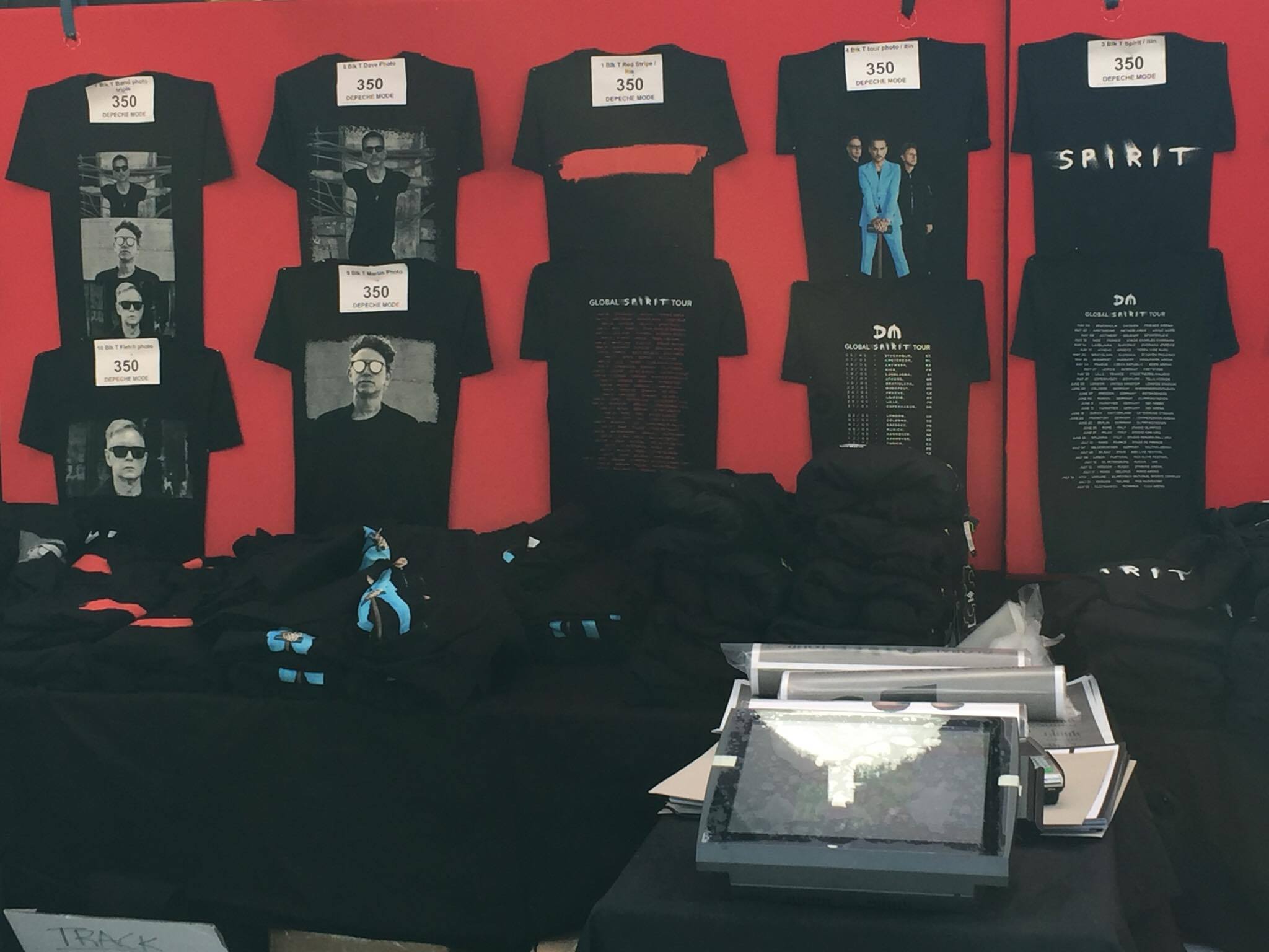 depeche MODE Merchandise GlobalSpiritTour - Sztokholm 05.05.2017