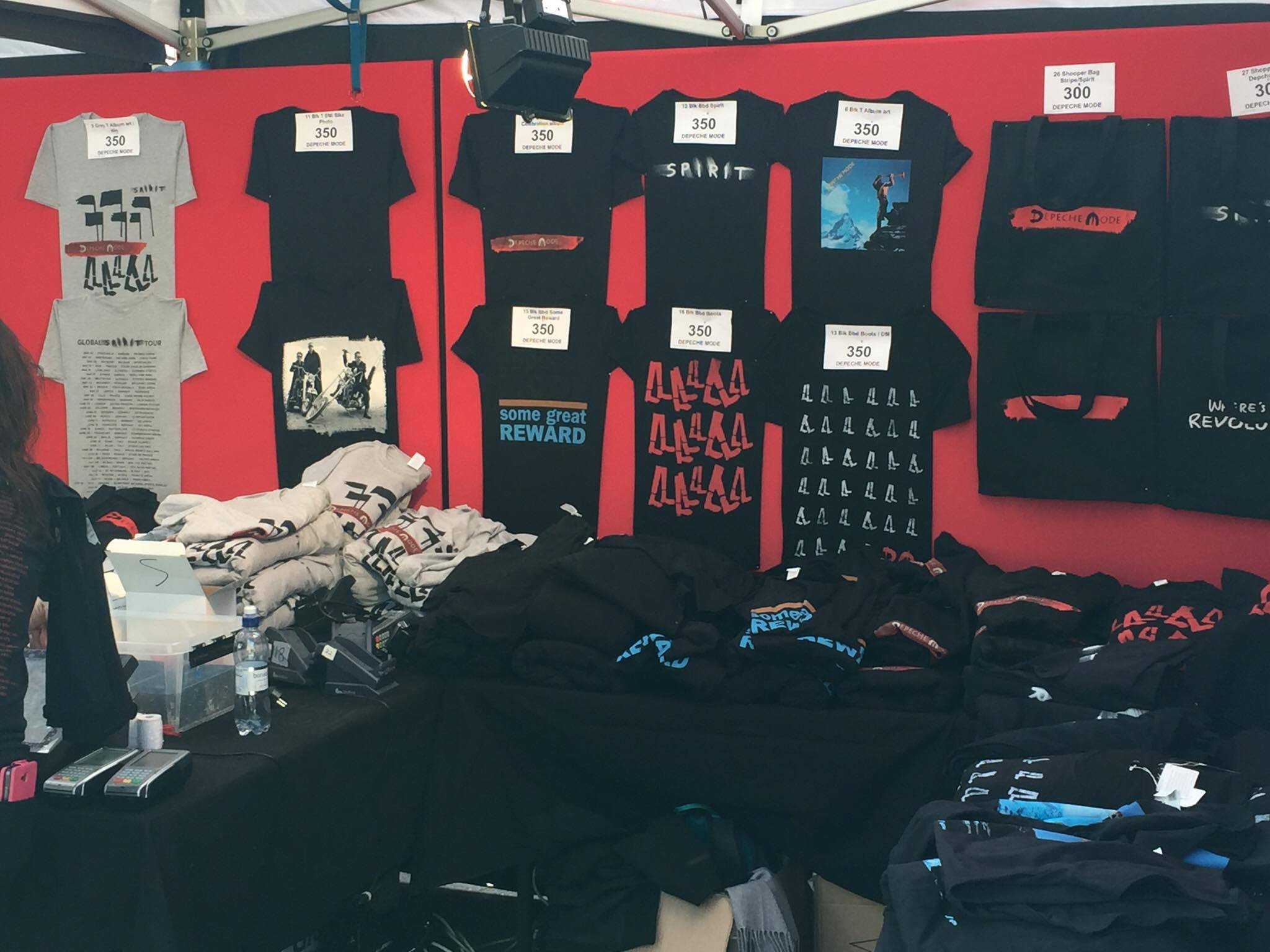depeche MODE Merchandise GlobalSpiritTour - Sztokholm 05.05.2017