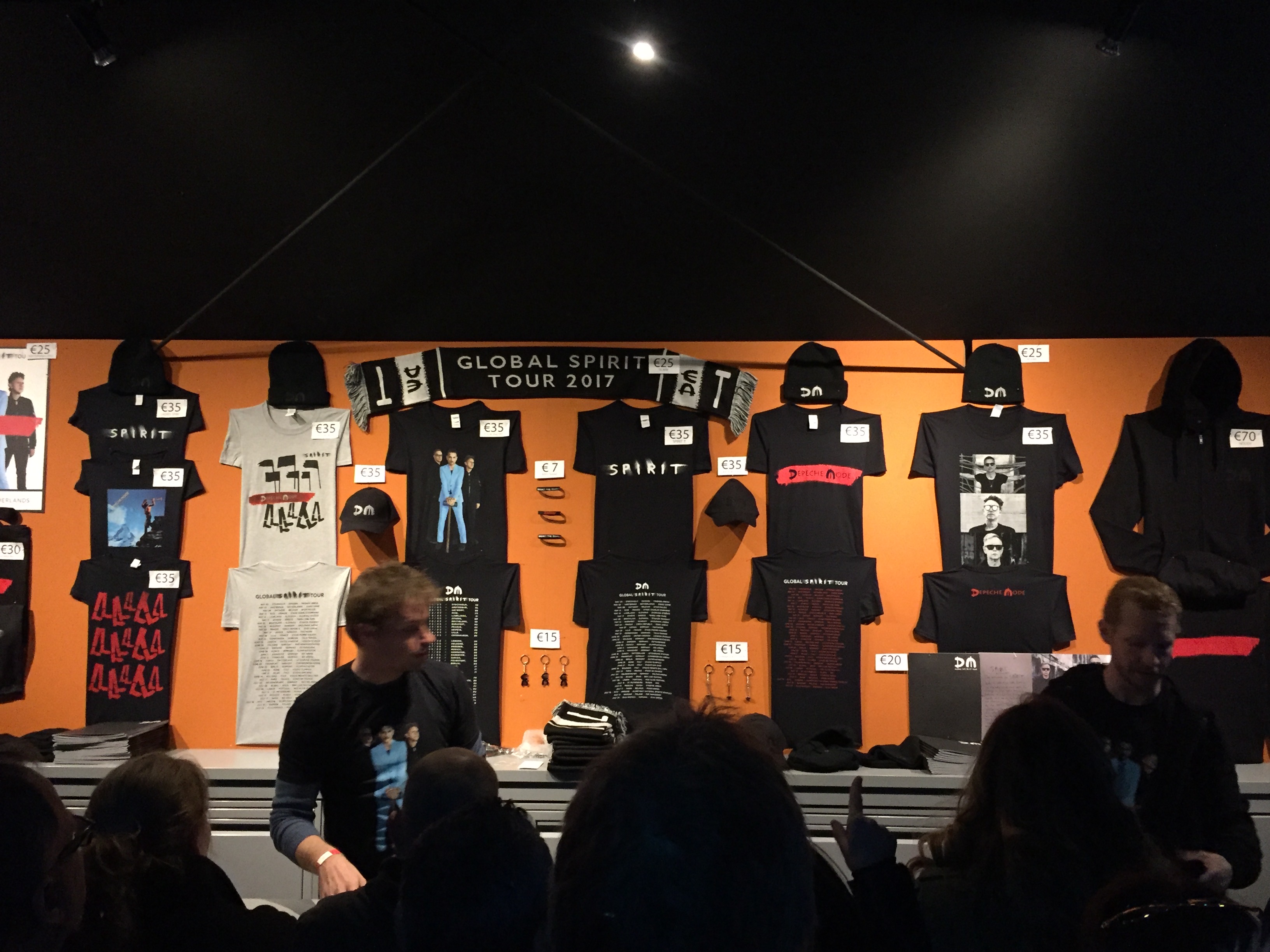 depeche MODE Merchandise GlobalSpiritTour - Amsterdam 07.05.2017