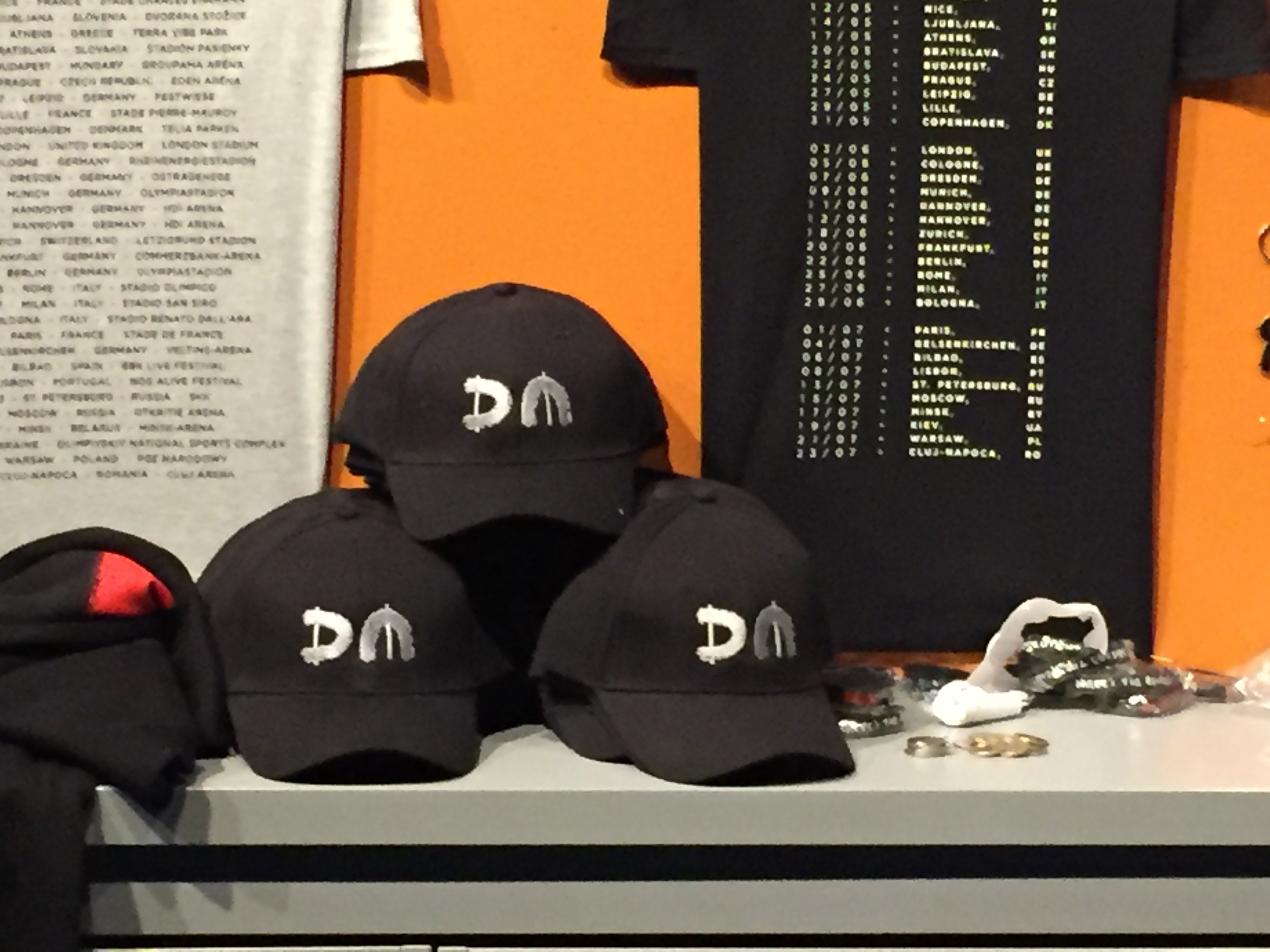 depeche MODE Merchandise GlobalSpiritTour - Amsterdam 07.05.2017