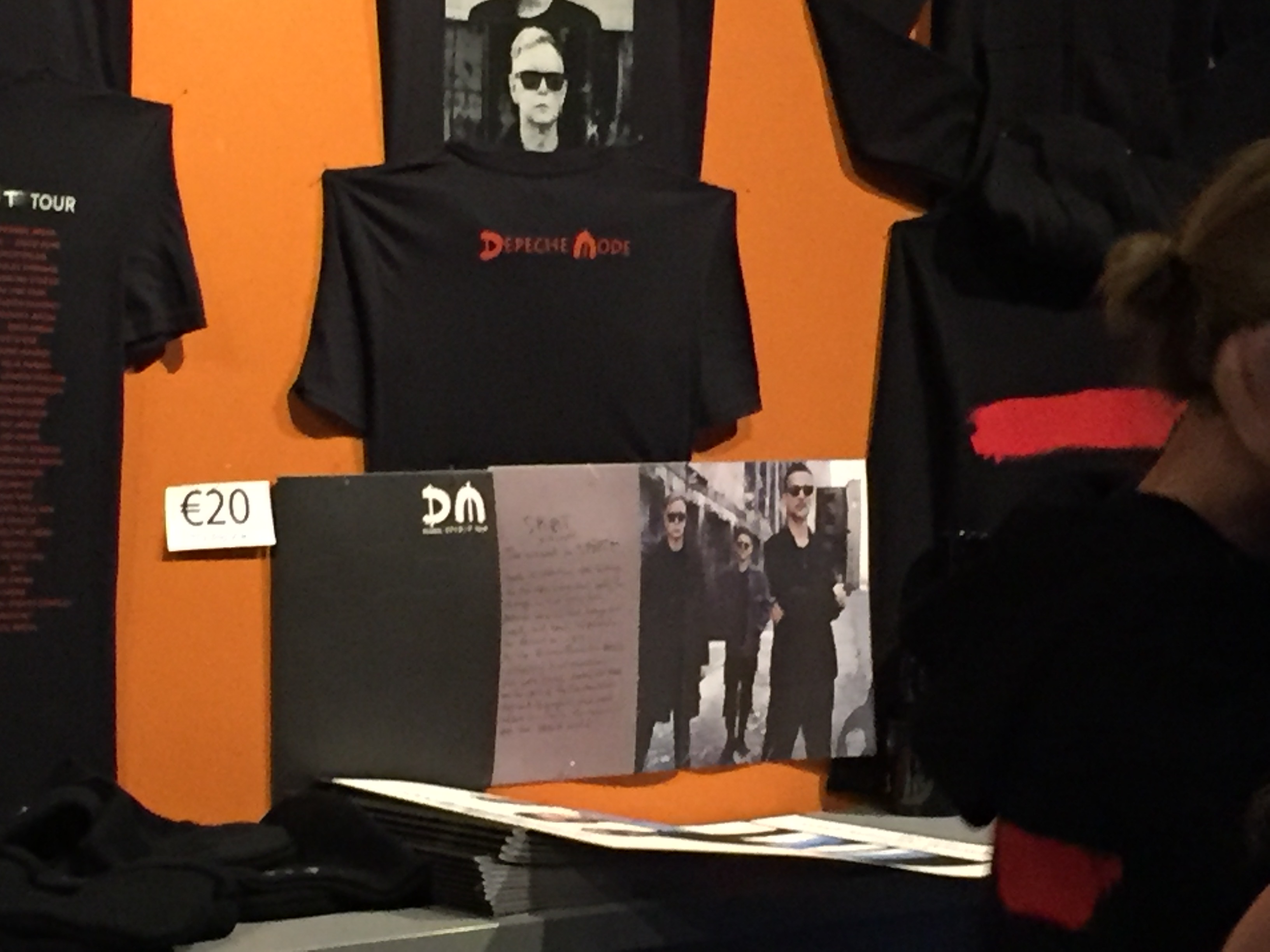 depeche MODE Merchandise GlobalSpiritTour - Amsterdam 07.05.2017