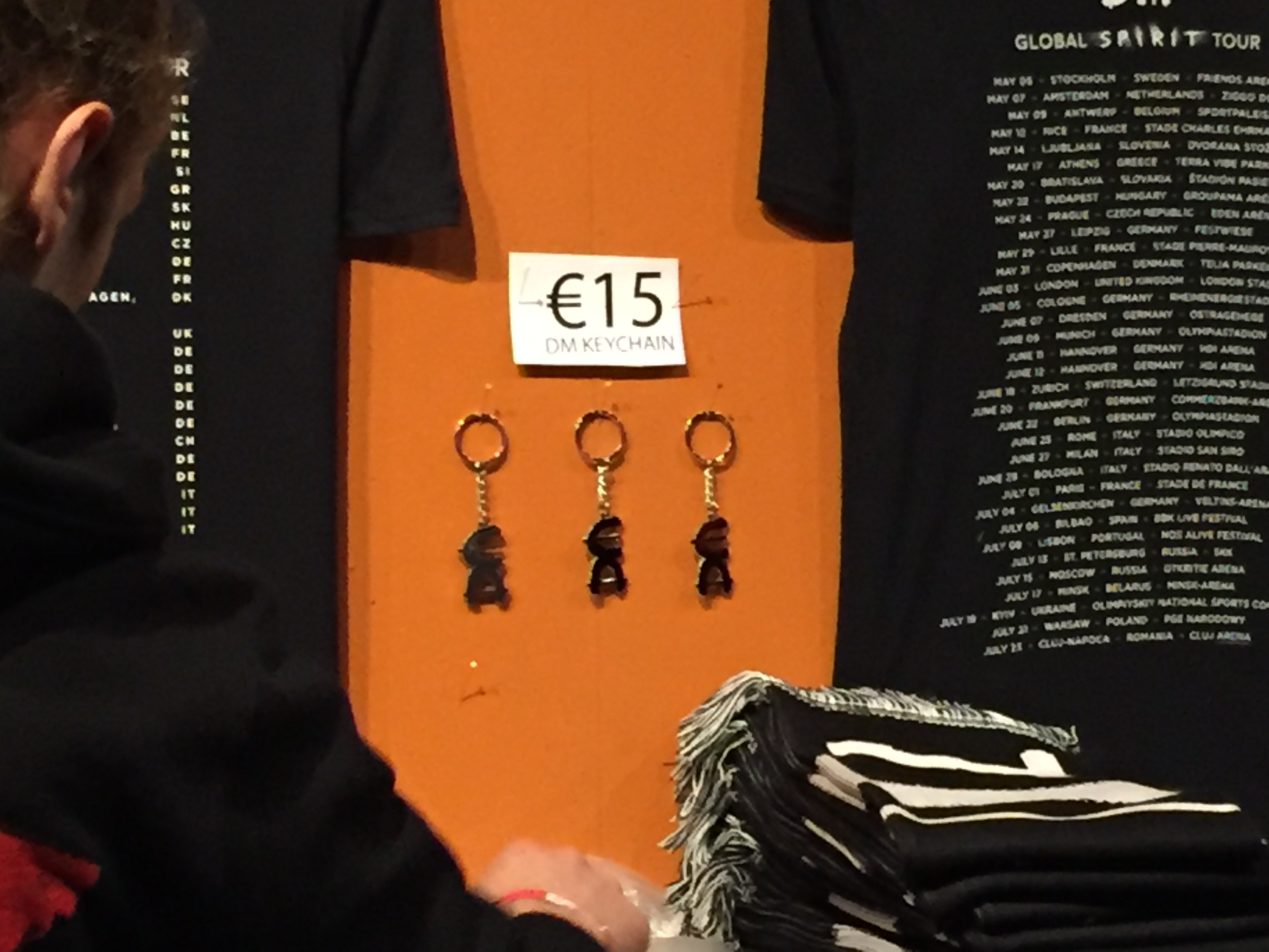 depeche MODE Merchandise GlobalSpiritTour - Amsterdam 07.05.2017