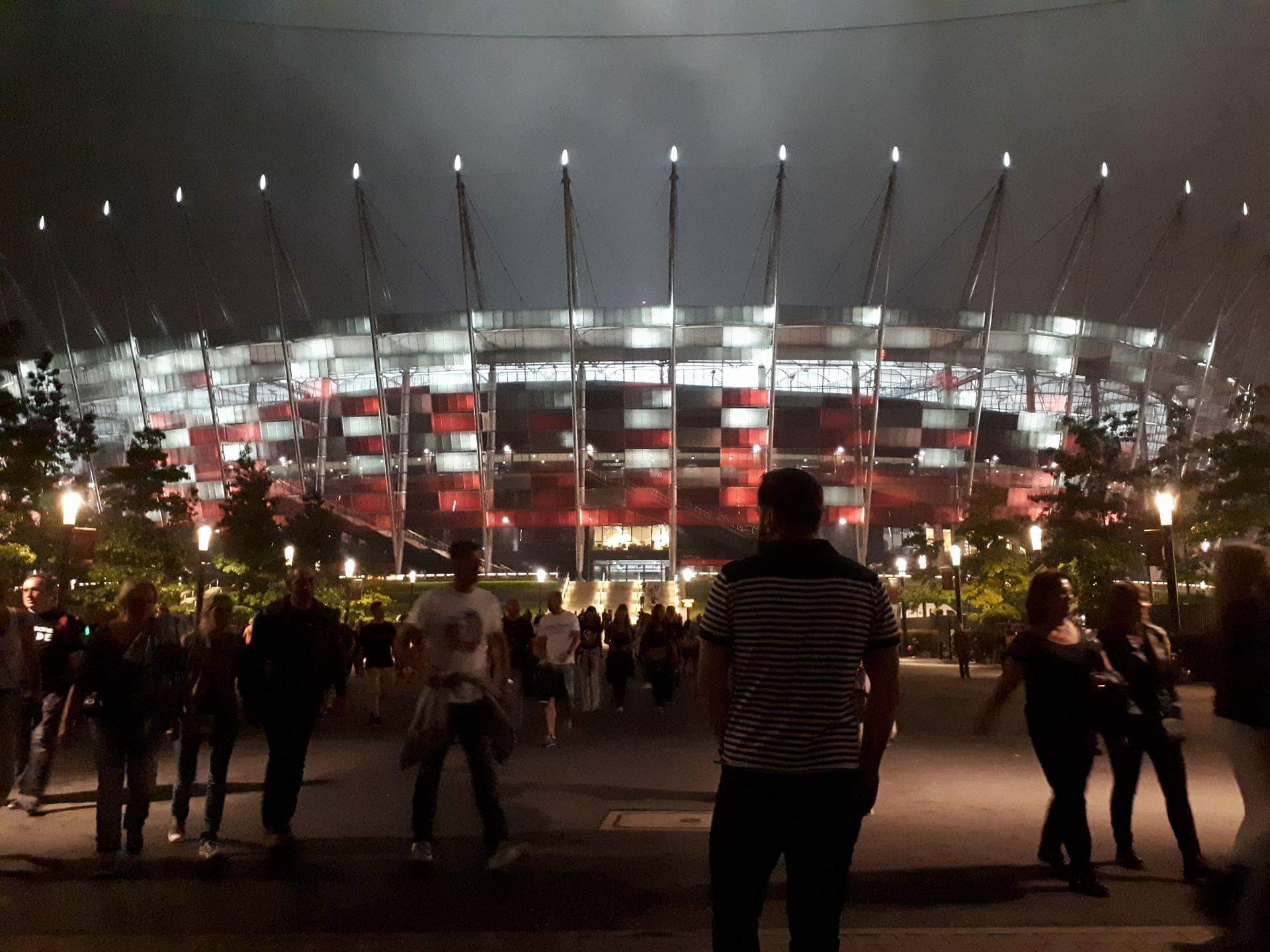 PGE Narodowy podczas koncertu depeche MODE 2017.