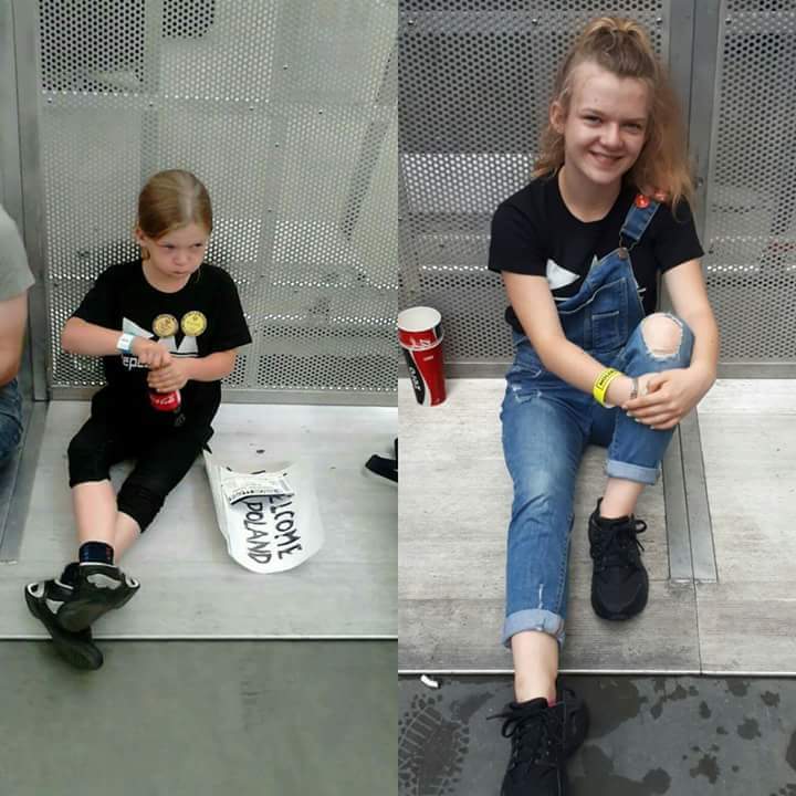 Kornelia w Warszawie 2013 i 2017.
