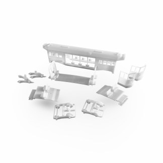 Brisbane Drop Centre Tram - O Scale UNASSEMBLED KIT