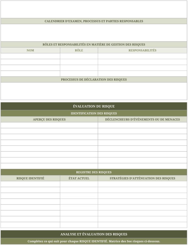 Analyse Des Risques Projet Etapes Mod Le Excel - Download Modern Ocean Background | Desktop