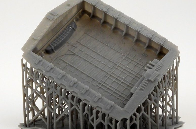 3D Printed Hangar Bay for Revell/Zvezda 1/2700 Star Destroyer