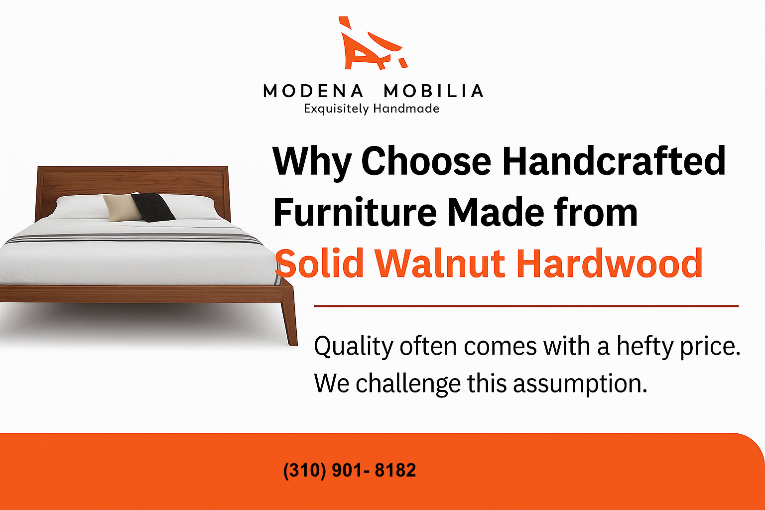 Premium solid walnut furniture available at unbeatable value