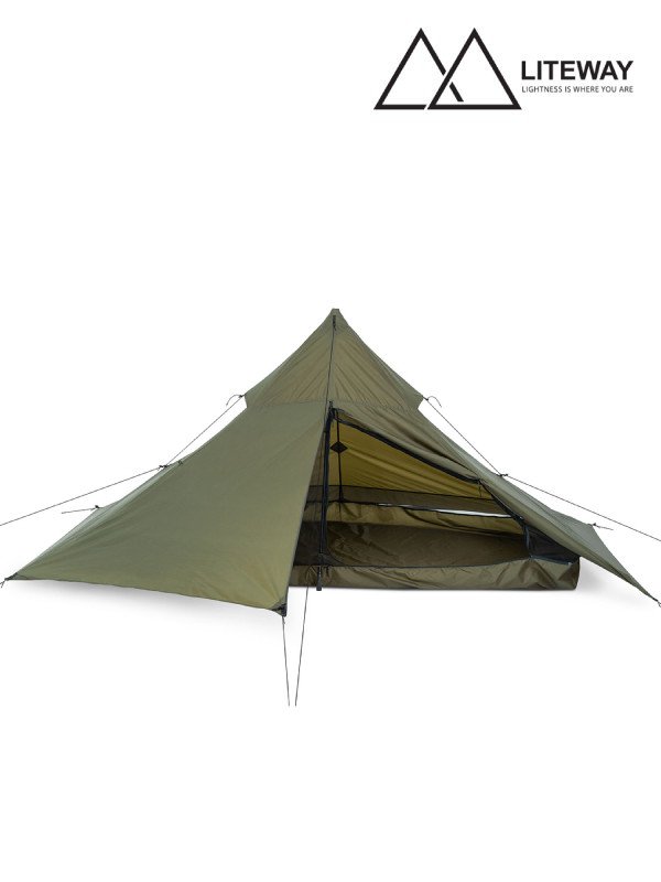 ILLUSION SOLO TENT #Gray [illu solo grey]｜LITEWAY 入荷しました