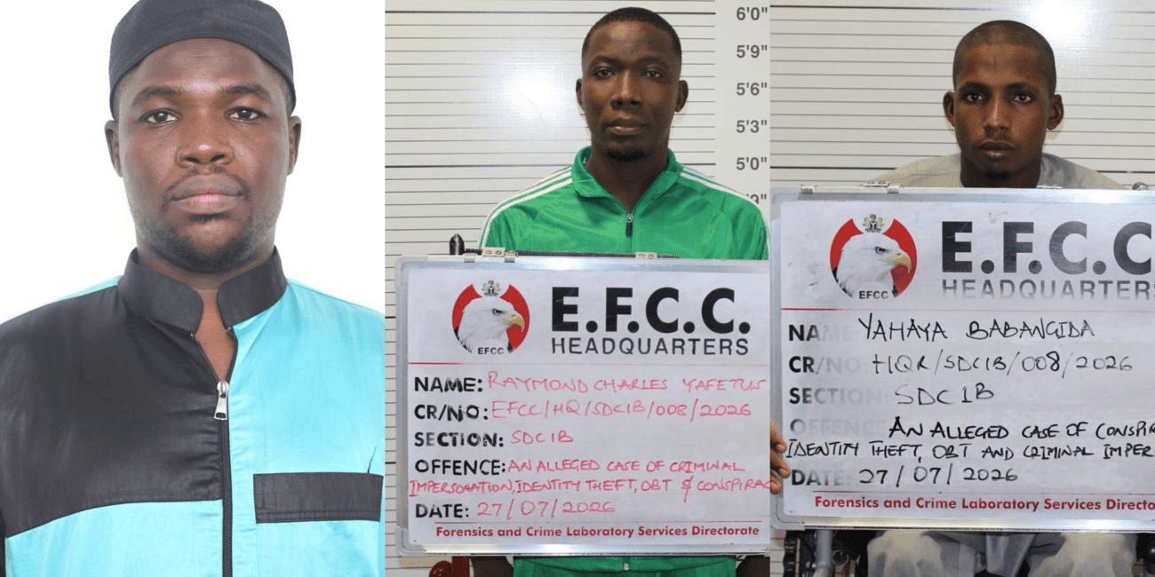 The EFCC arraigns three men in Abuja for allegedly using the identity of blogger Tunde Ednut to steal over N18.2 million from unsuspecting victims.