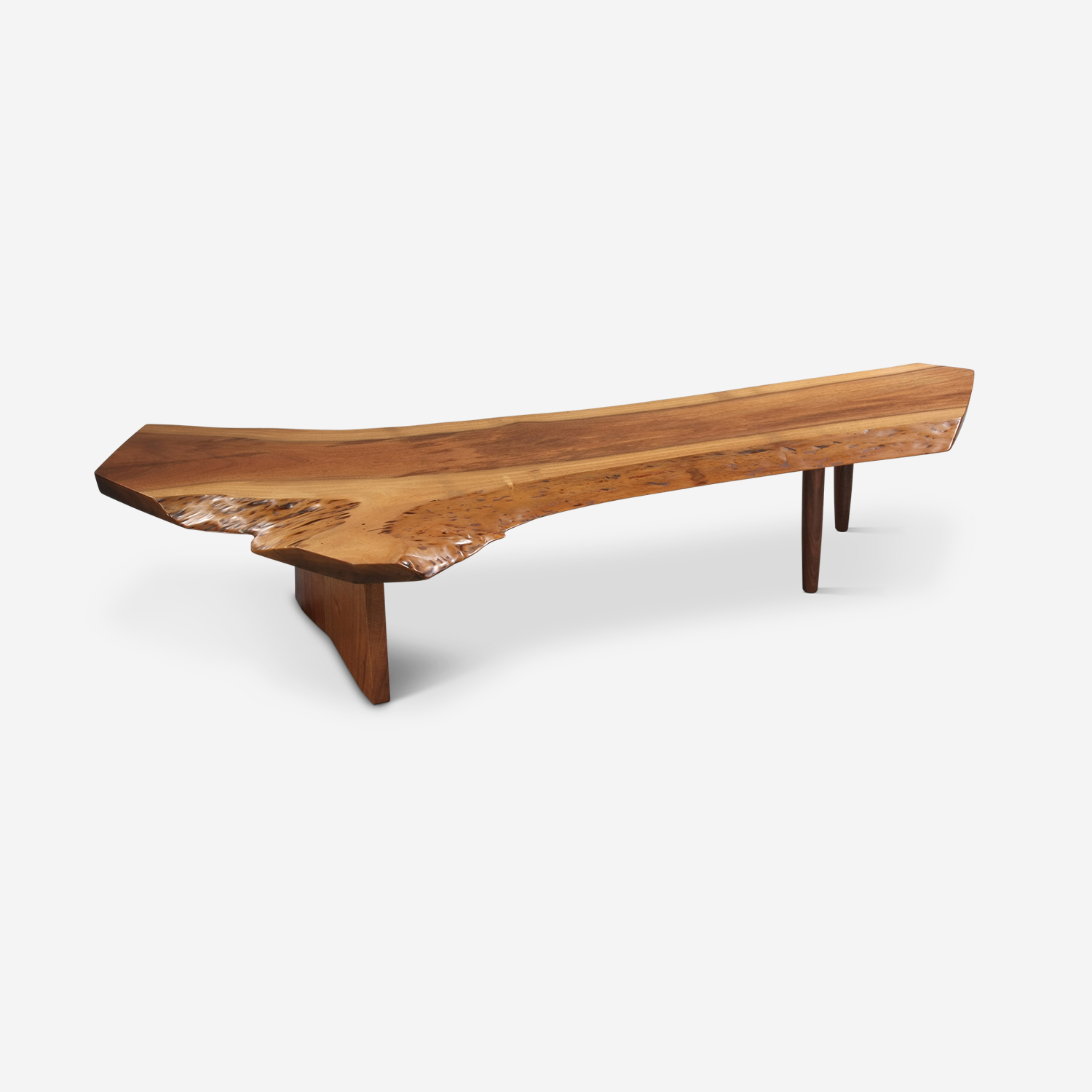 GEORGE NAKASHIMA R BENCH/COFFEE TABLE, 1987