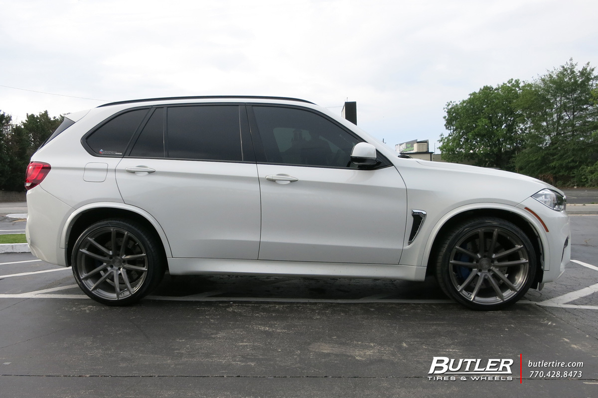 Bmw x5 m custom wheels avant garde f331 22x, et , tire size x r22. x et