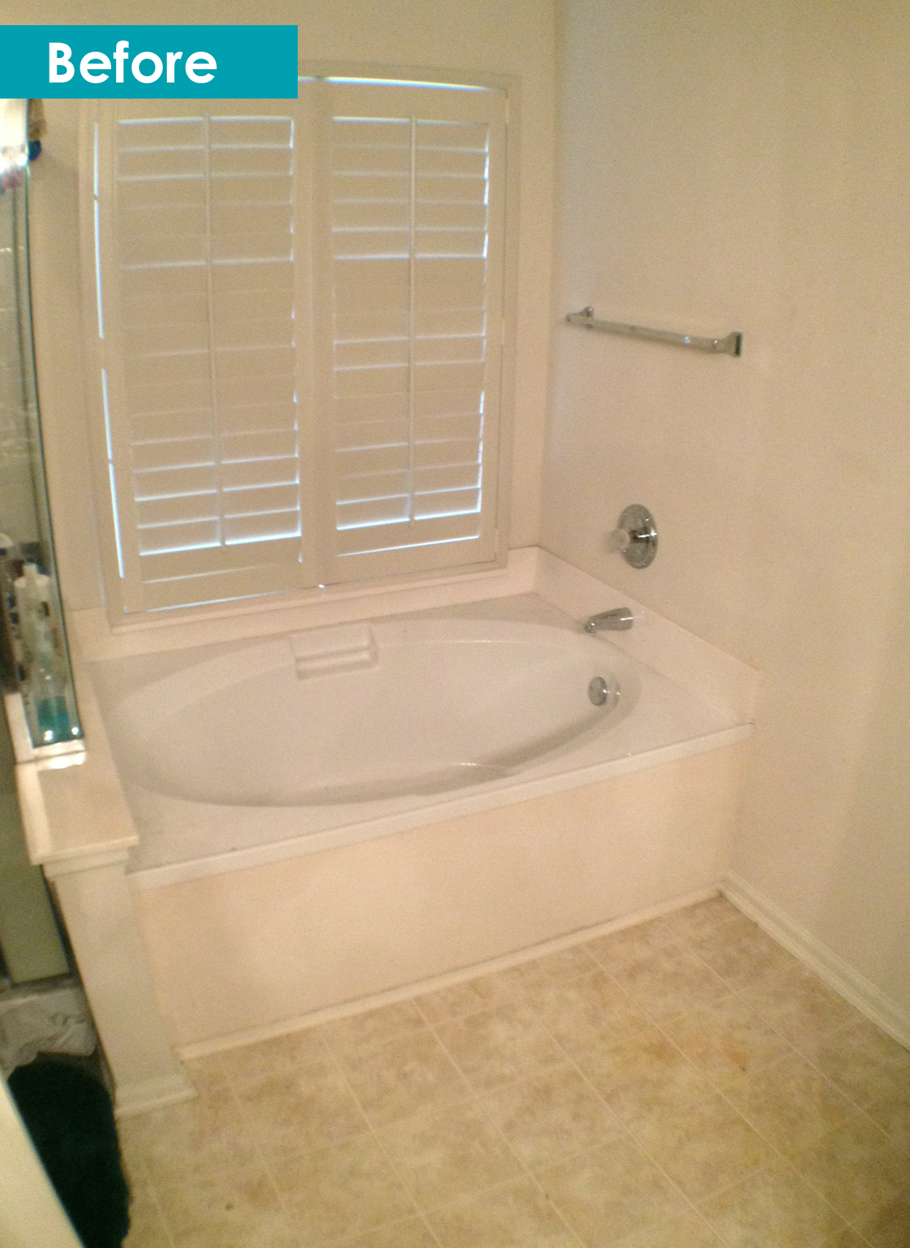 Before-Soaking Tub Conversion