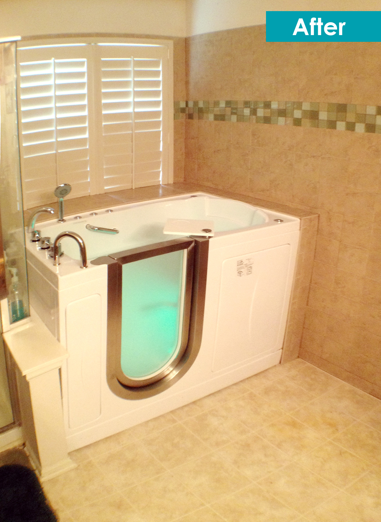 After-Soaking Tub Conversion