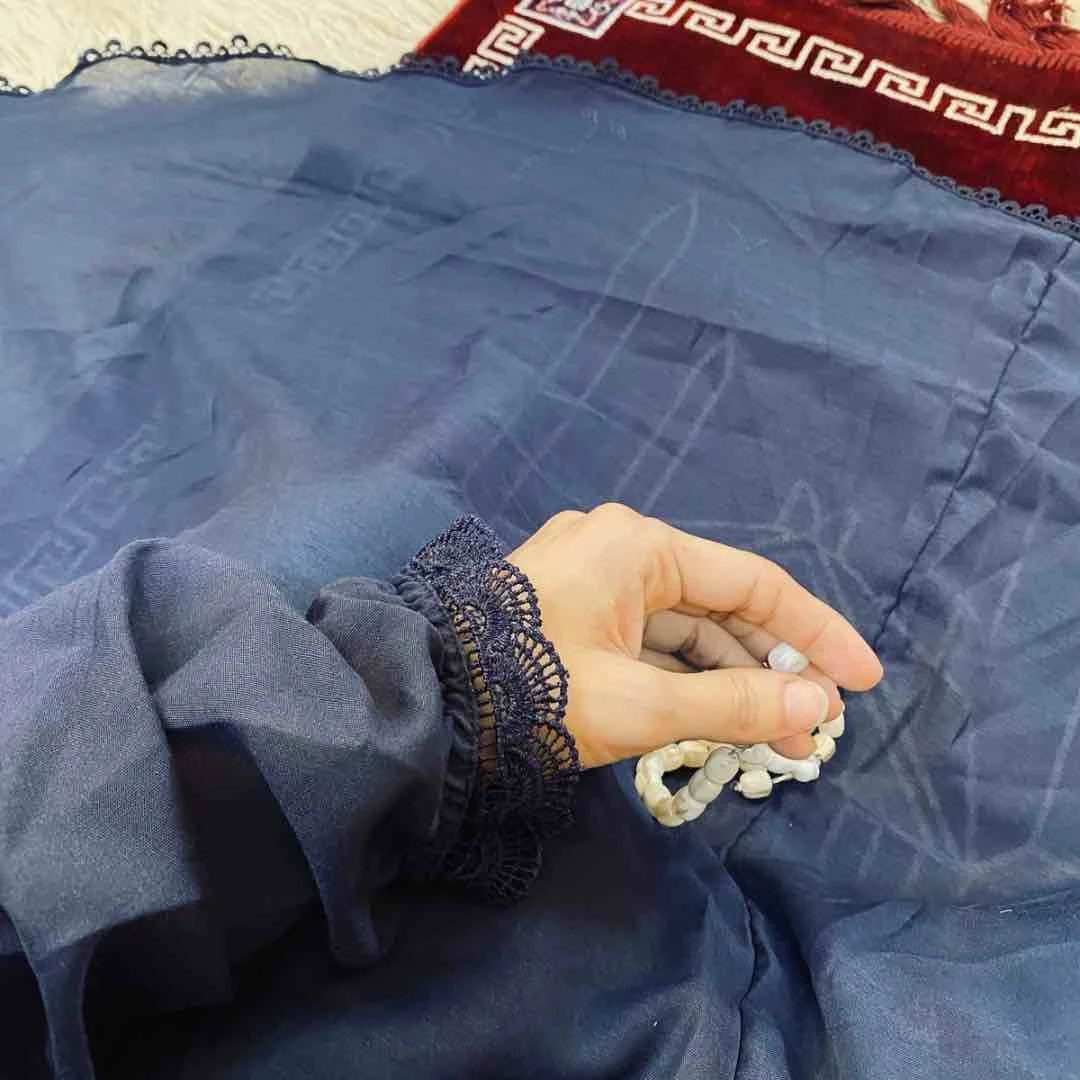 Premium Lace Namaz Chadar - Noor-e-Aisha (XL)
