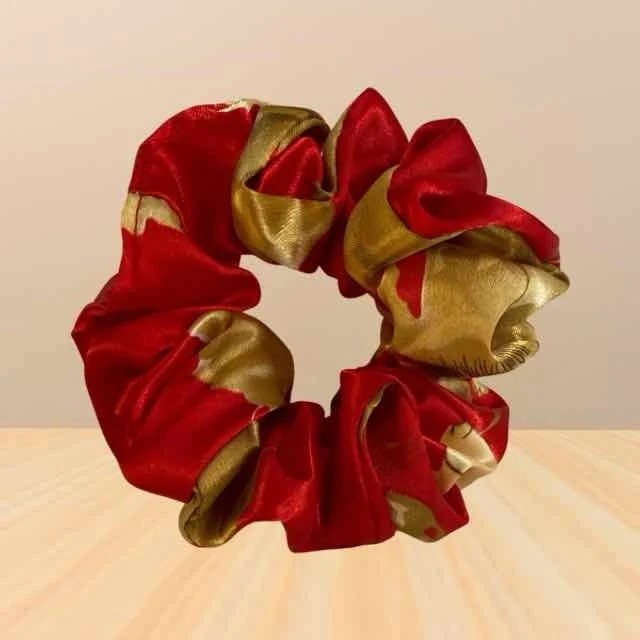 Scrunchies - Silken Twirly Ties
