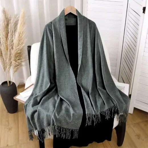 Premium cashmere hijab showing its plush, warm texture. Modify.pk