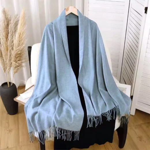 Premium cashmere hijab showing its plush, warm texture. Modify.pk