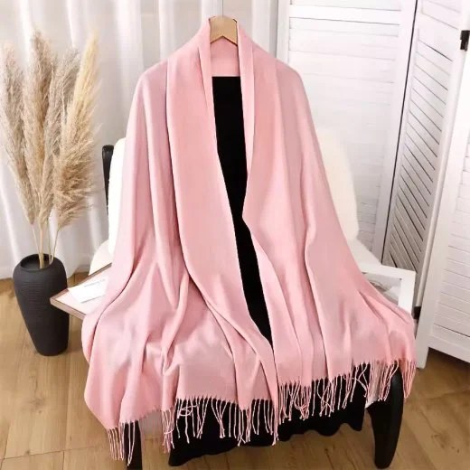 Premium cashmere hijab showing its plush, warm texture. Modify.pk