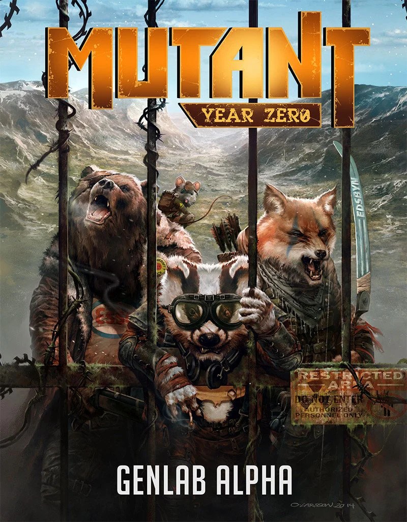 Mutant Genlab Alpha Core Rulebook Modiphius Entertainment