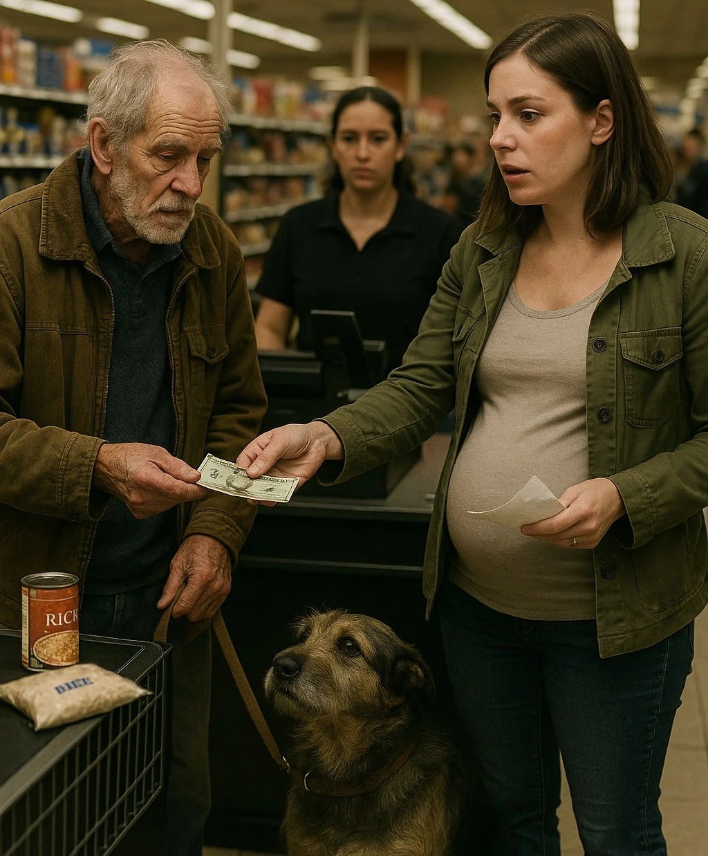 I Helped an Elderly Man and His Dog Buy Food — The Next Morning, a Miracle Arrived at My