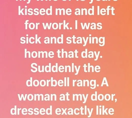 The Day a Stranger Knocked — and Looked Exactly Like My