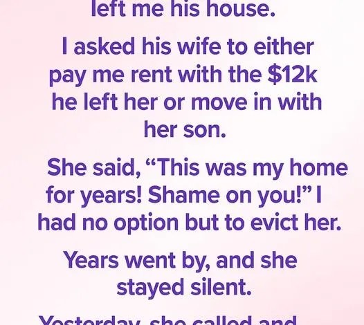 I got my dad’s house as an inheritance and had to make a tough choice. Years later, his wife came back with a message.