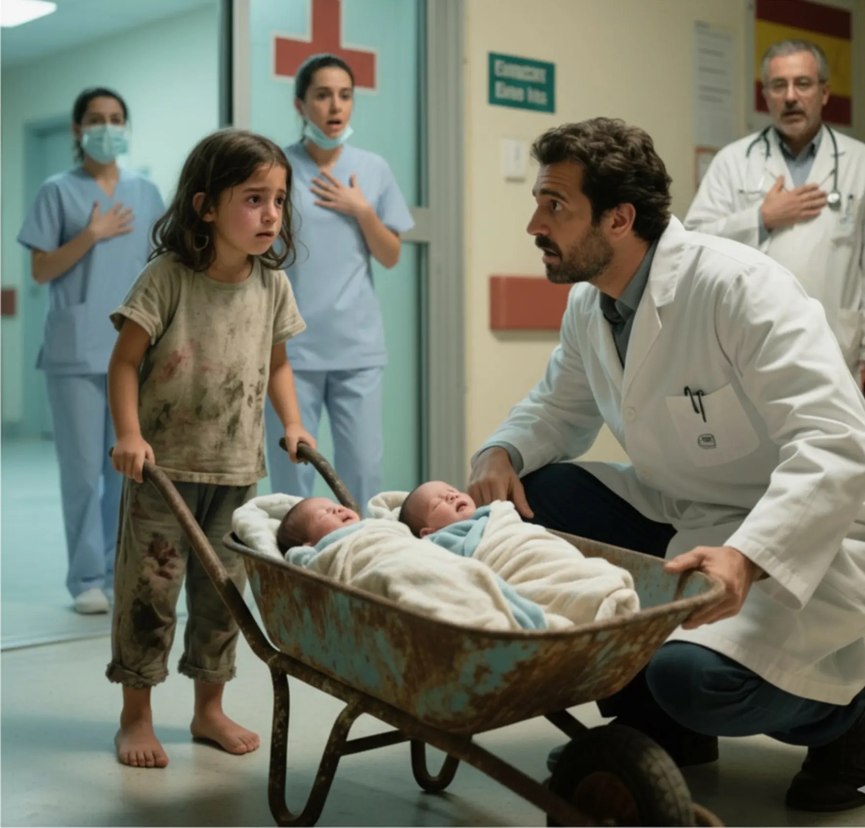 “Mom’s Been Sleeping for Three Days”: The 7-Year-Old Who Pushed a Wheelbarrow for Miles to Save Her Baby